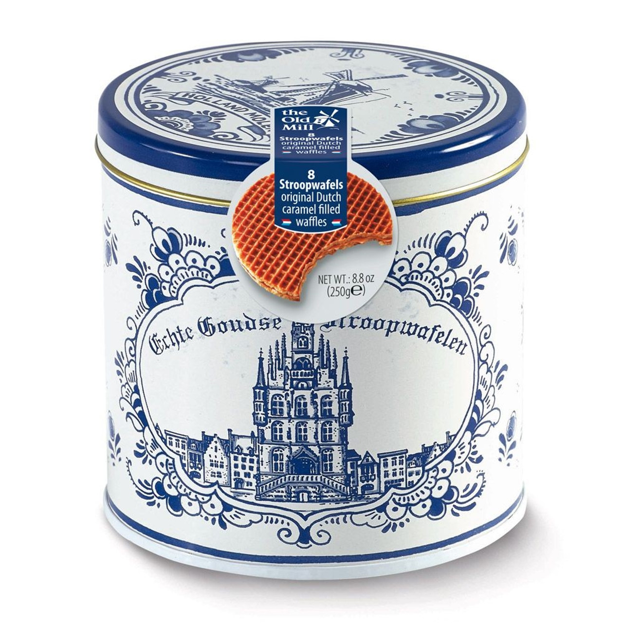 Old Mill Stroopwafel 8 Count Tin